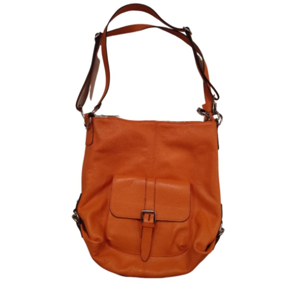 TANO Orange Leather Purse